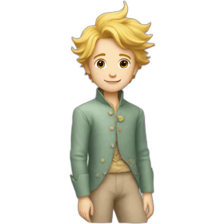 Le petit prince et sa rose emoji