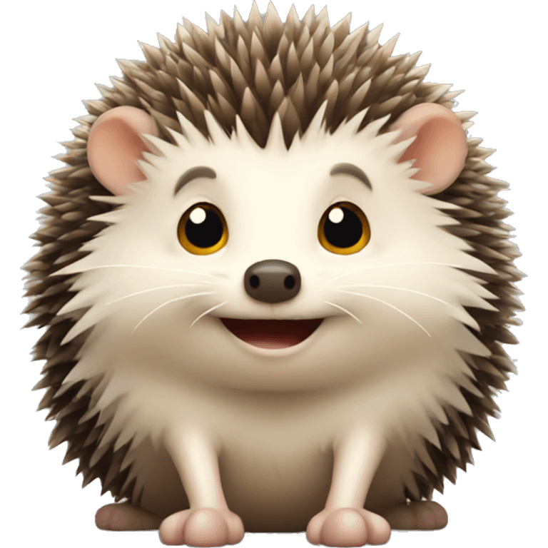 cute hedgehog emoji