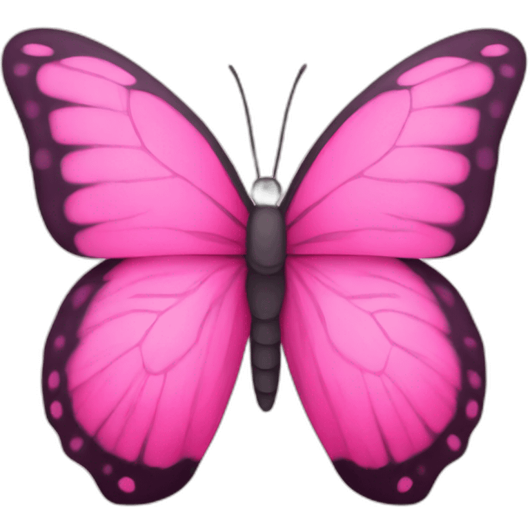 pink butterfly emoji