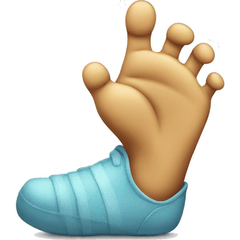 Foot giving a okay emoji