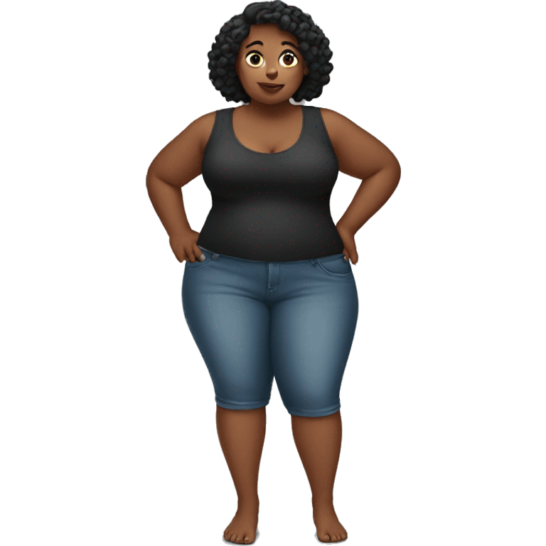 thick woman emoji