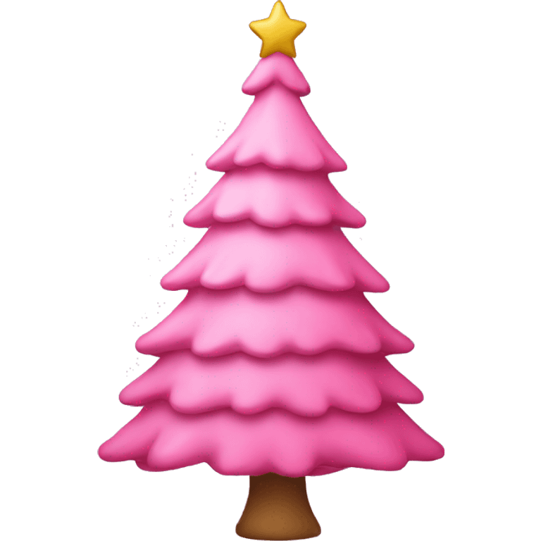 pink christmas tree emoji