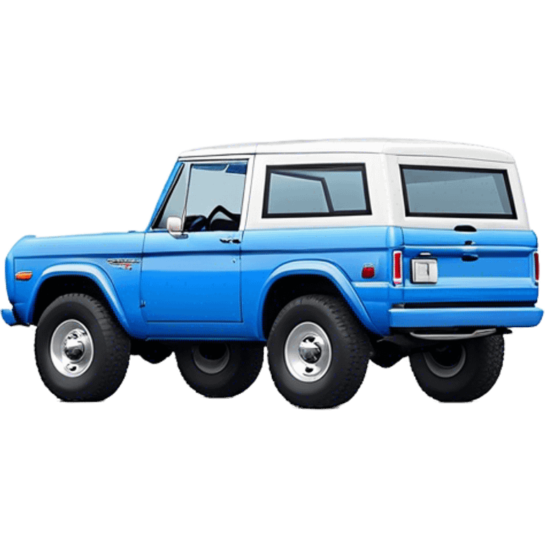 Ford Bronco - Ford (Model Year: 2021) (Iconic colour: Blue) emoji