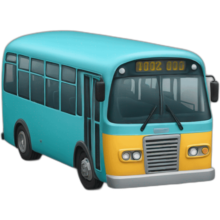 kék bus emoji