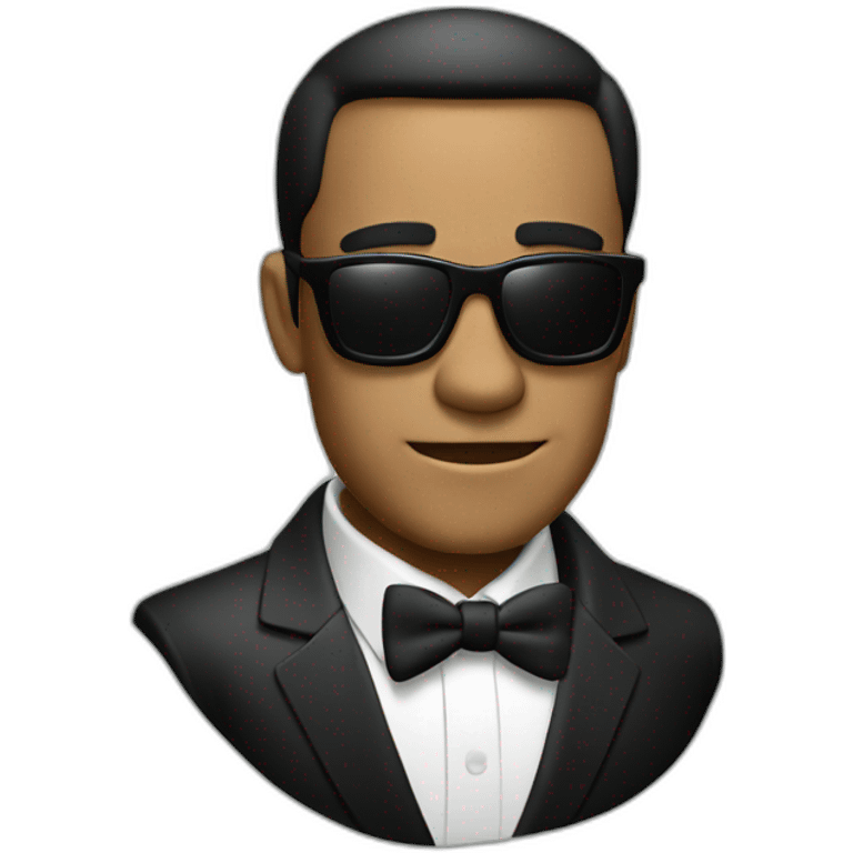 money men in black emoji