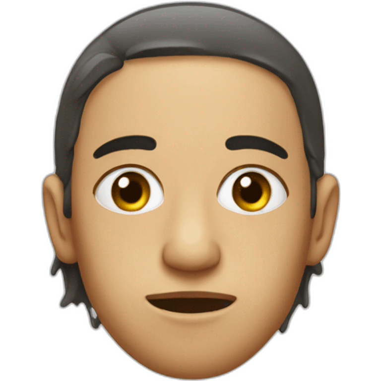 The wet face of an Israeli emoji