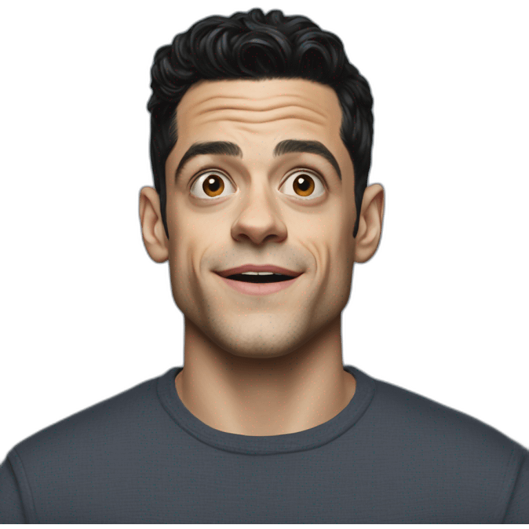 Rami-Malek-being-awkward emoji