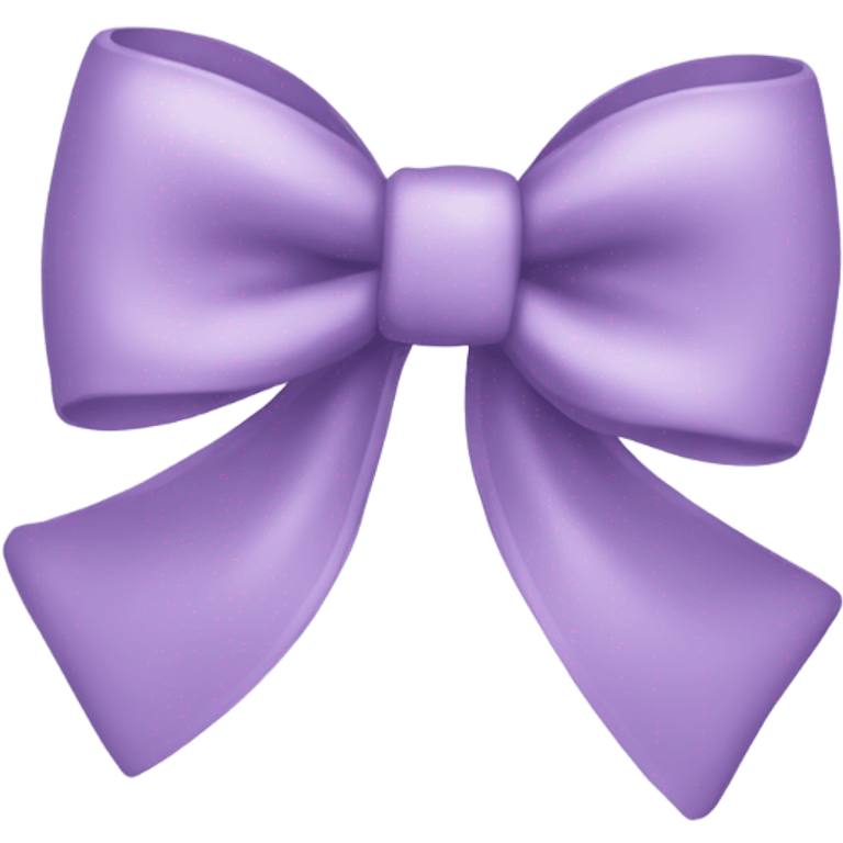 light purple bow emoji