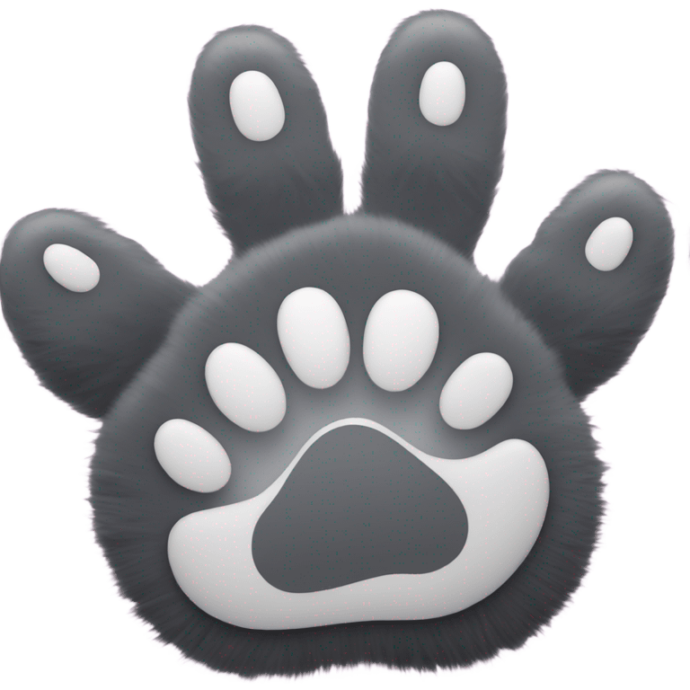 Cat paw emoji