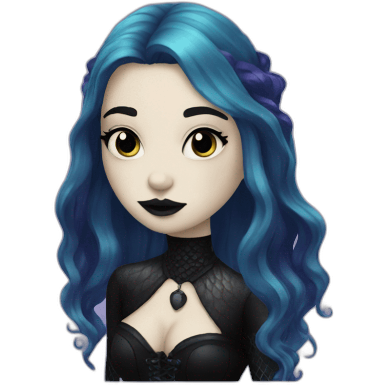 goth mermaid emoji