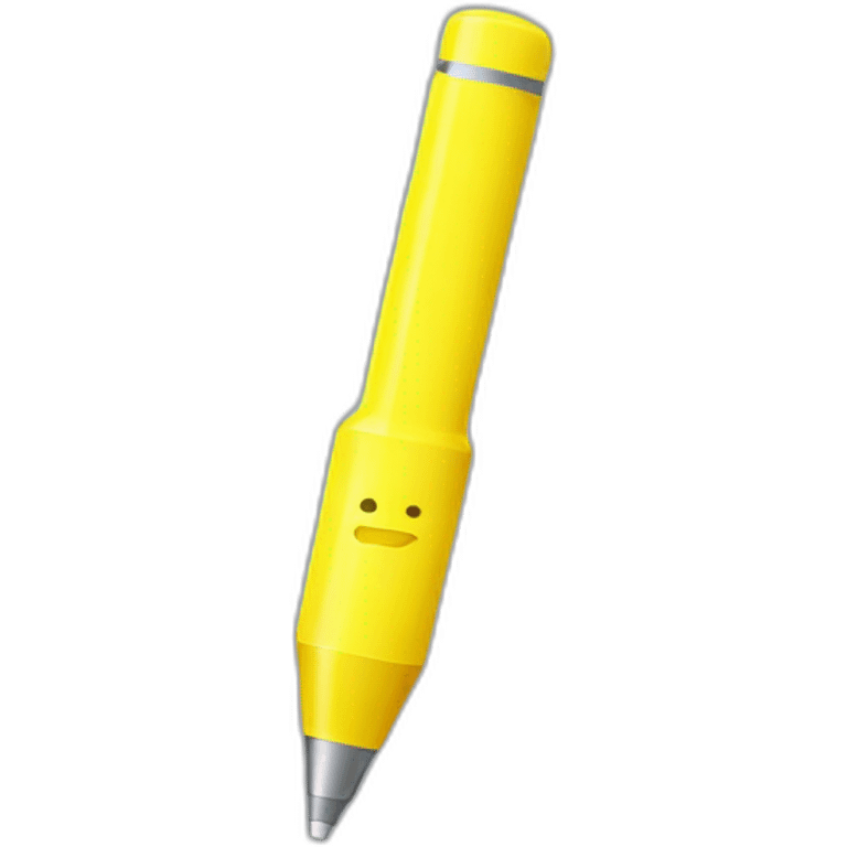 yellow highlighter pen emoji