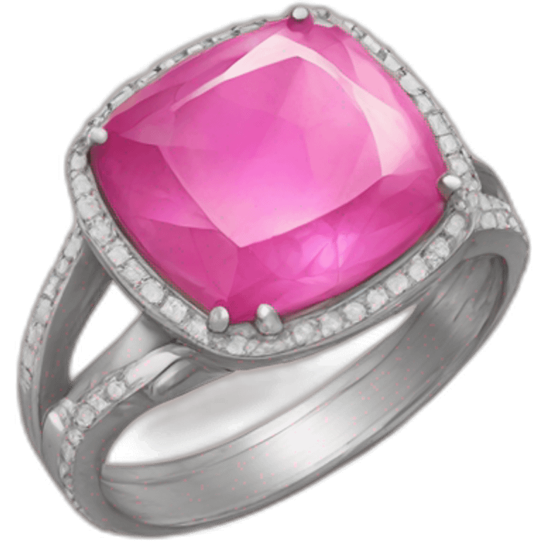 pink stone ring emoji