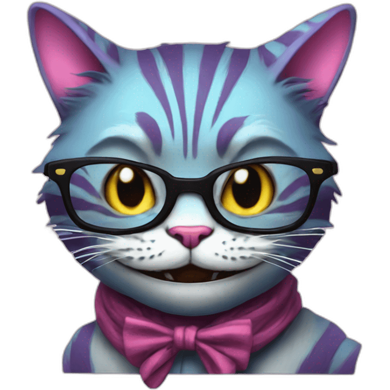 cheshire-cat-hipster emoji