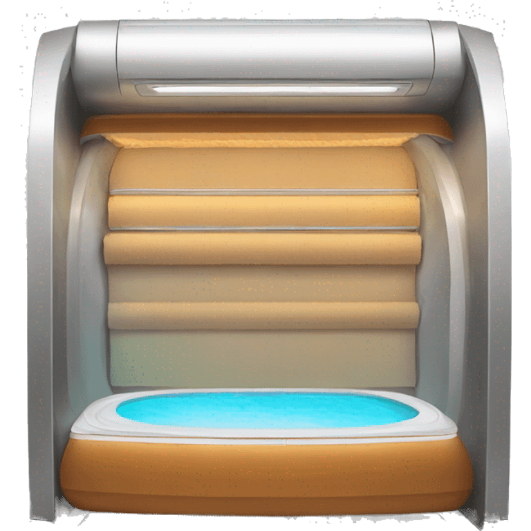 Tanning booth emoji