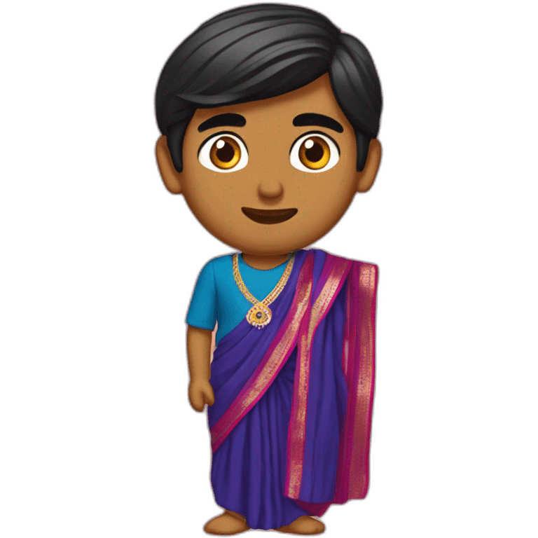 Rishi Sunak wearing a sari emoji