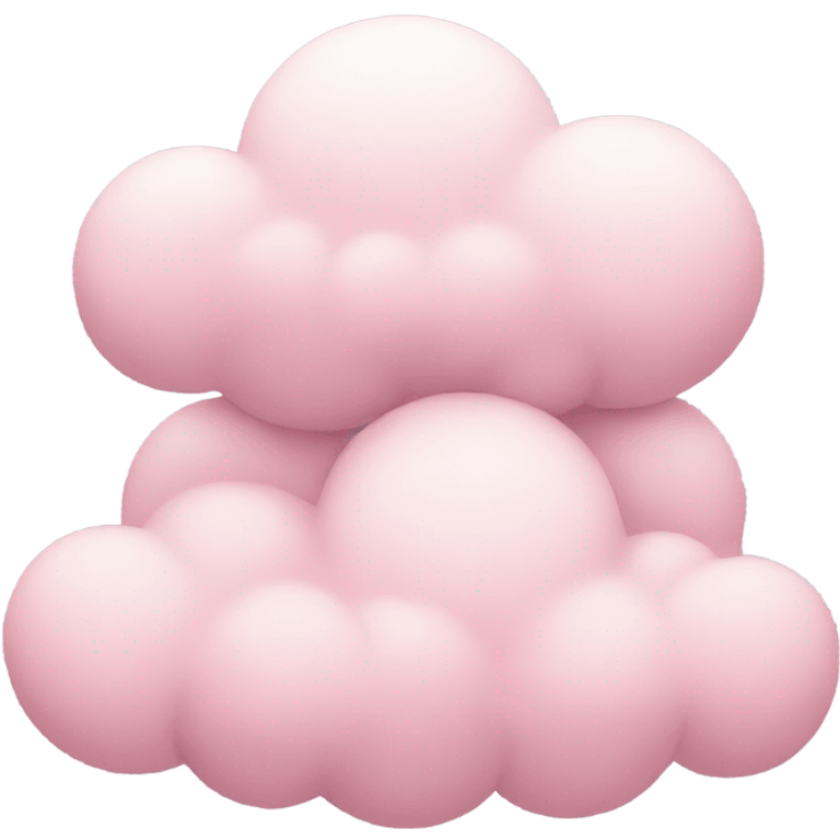 pastel pink cloud emoji