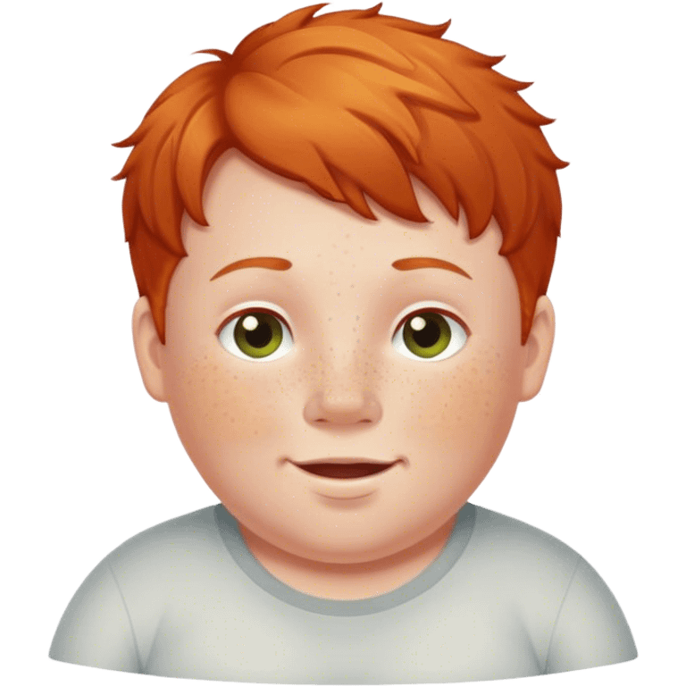 A boy named Patrick who is a little fat with ginger hair and freckles emoji