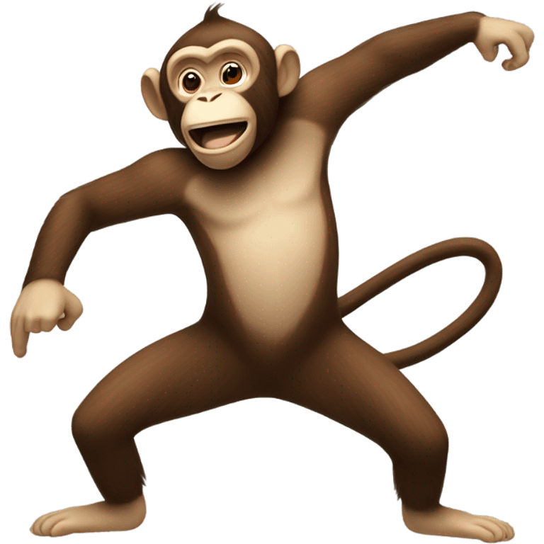 Monkey dancing emoji