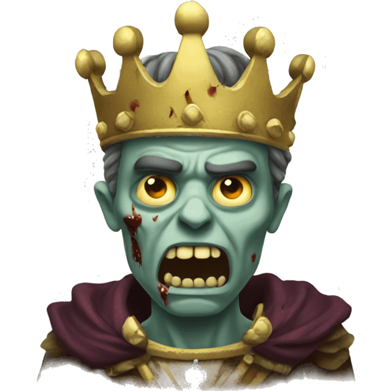 King zombie emoji