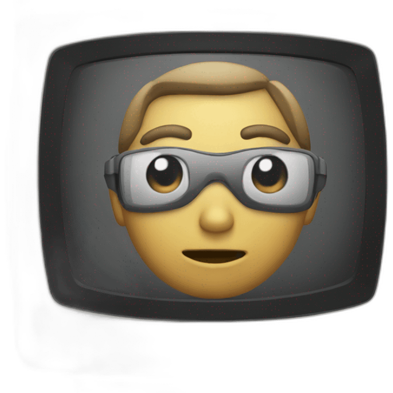  cabeza de televisor emoji