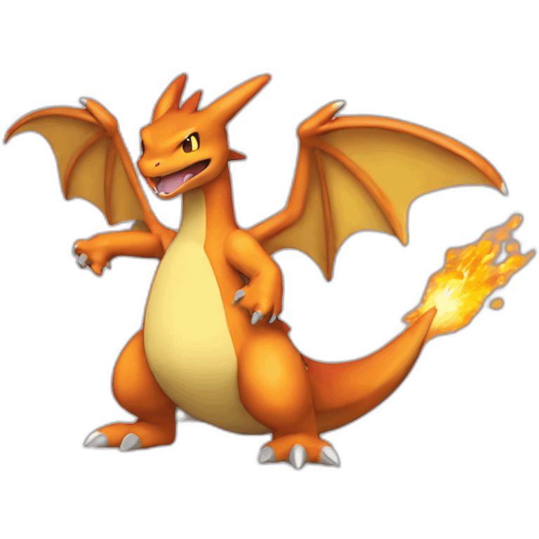 charizard Pokemon debout emoji