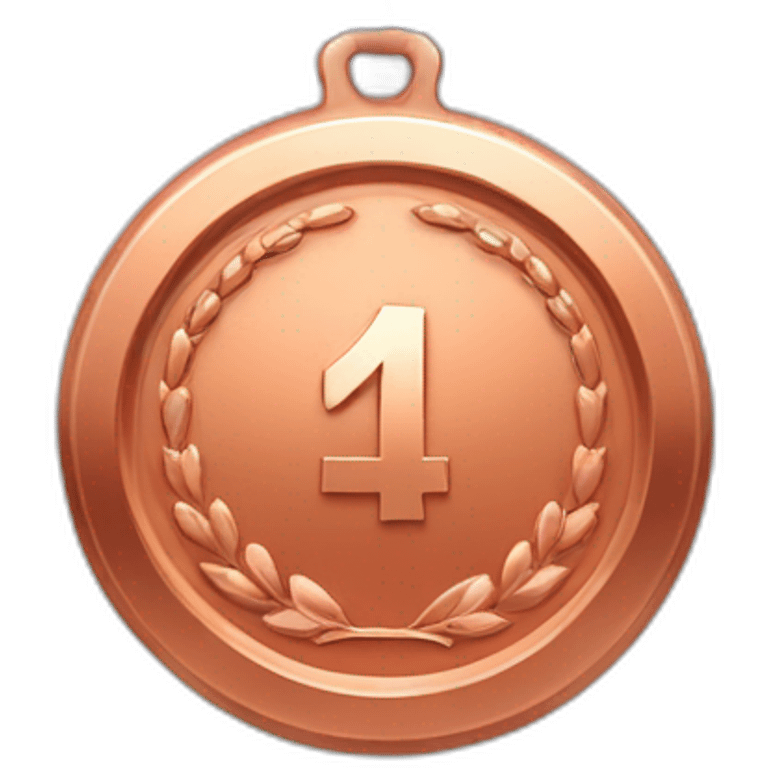 Copper 4th place medal emoji