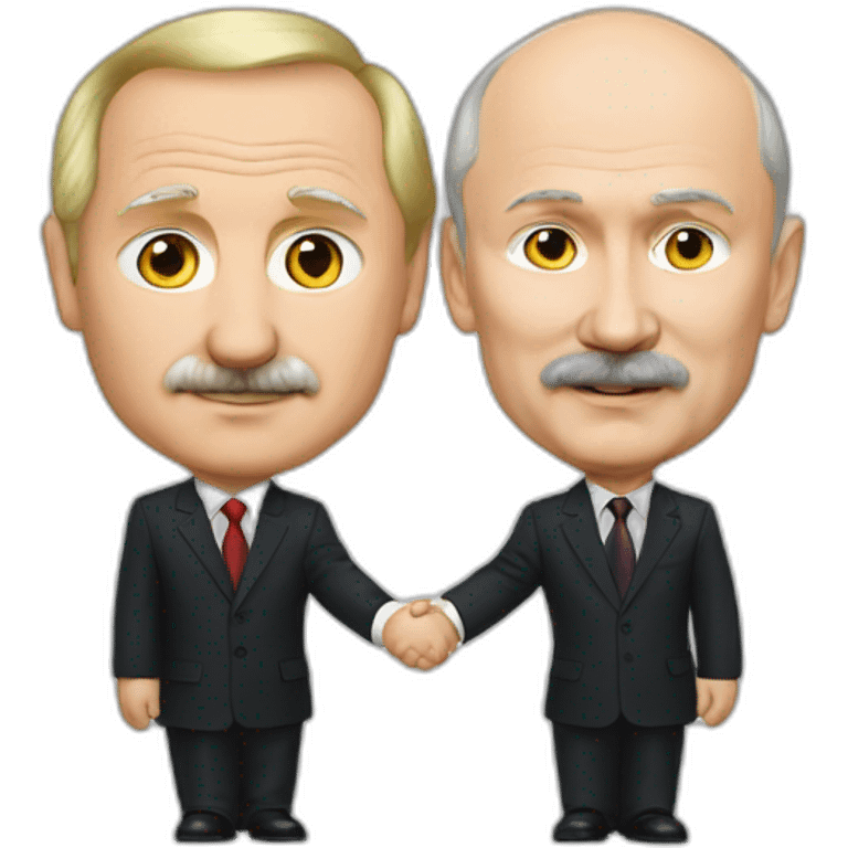 putin and lukashenko holding hands emoji