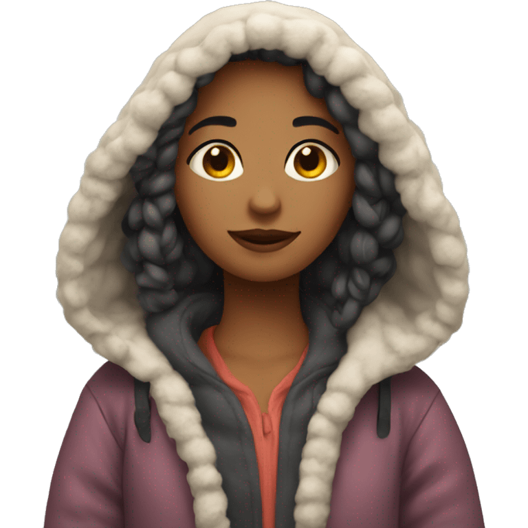 Cozy girl  emoji