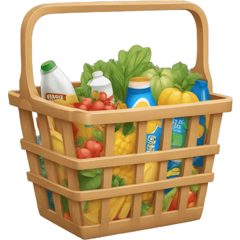 grocery basket emoji