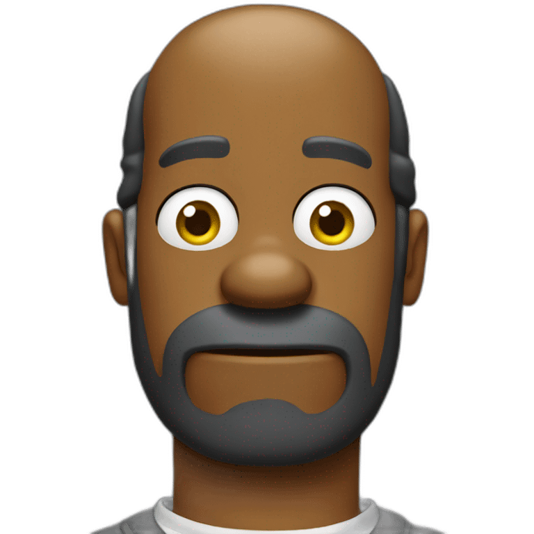 Black homer simpson emoji