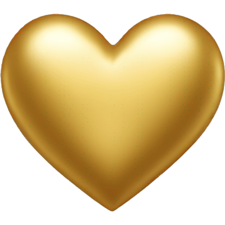 gold heart emoji