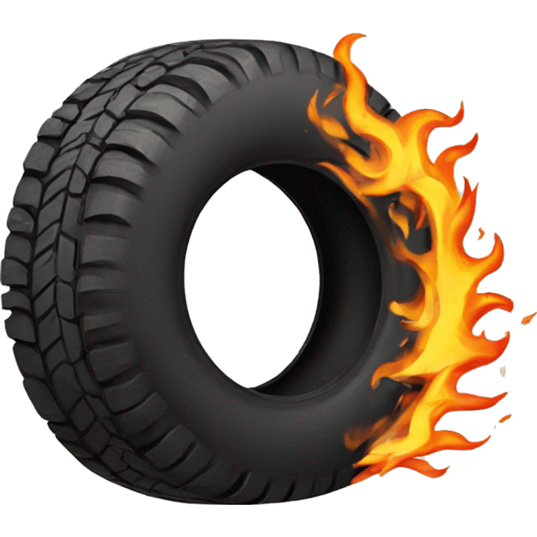 tire on fire emoji