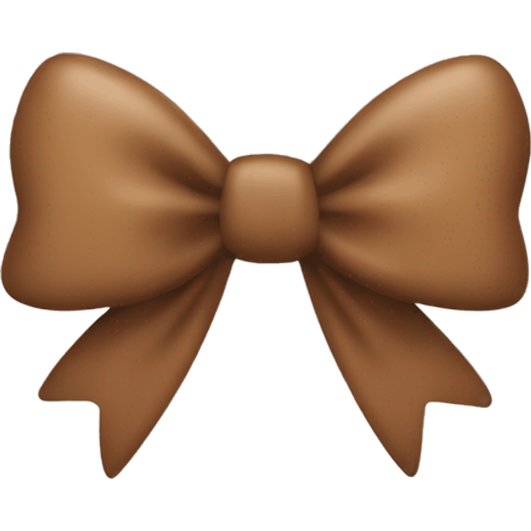 brown cutesy bow  emoji