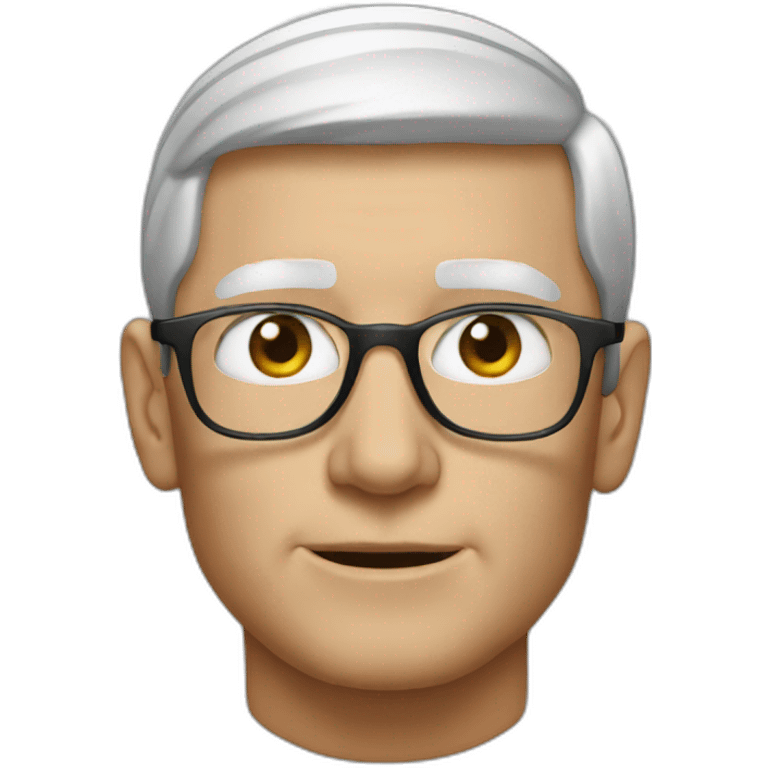 Tim cook with star eyes emoji