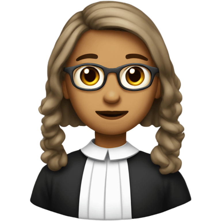 Picture of me in a clerical collar emoji