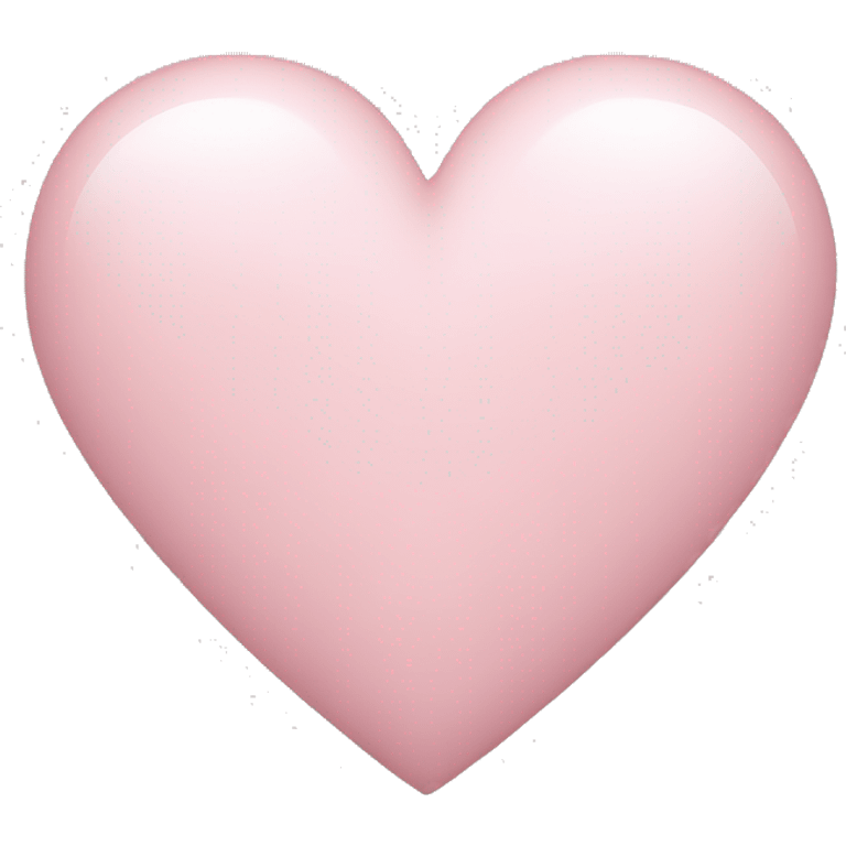 Light pink heart  emoji