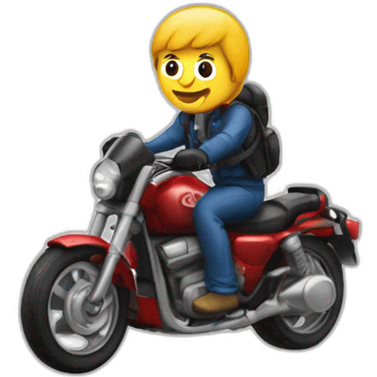 Guido ykema sur une moto emoji