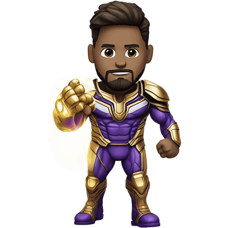 Messi thanos emoji