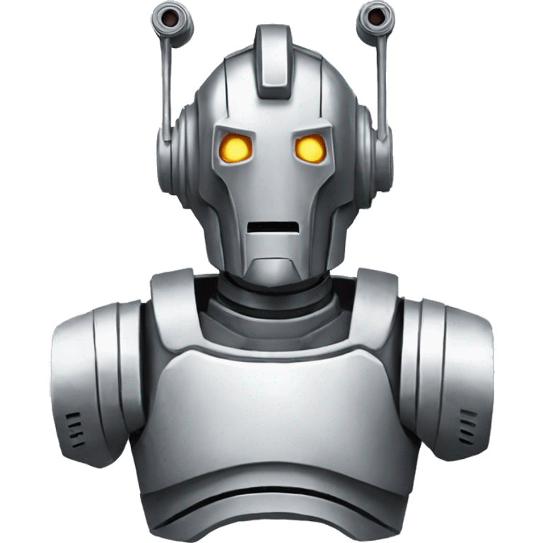 Cyberman from doctor who  emoji