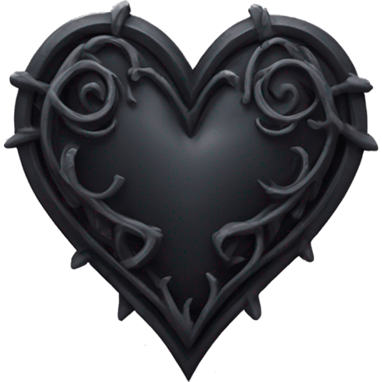 gothic heart emoji