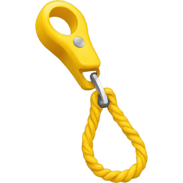 yellow leash handle emoji