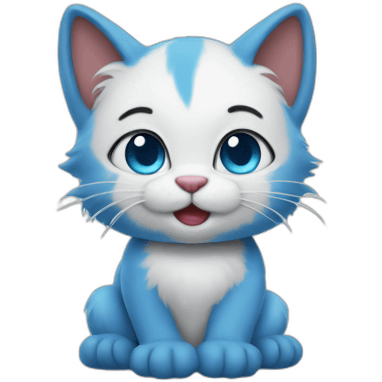 Smurf cat emoji