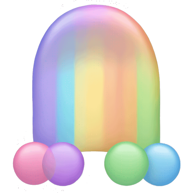 Pastel rainbow emoji