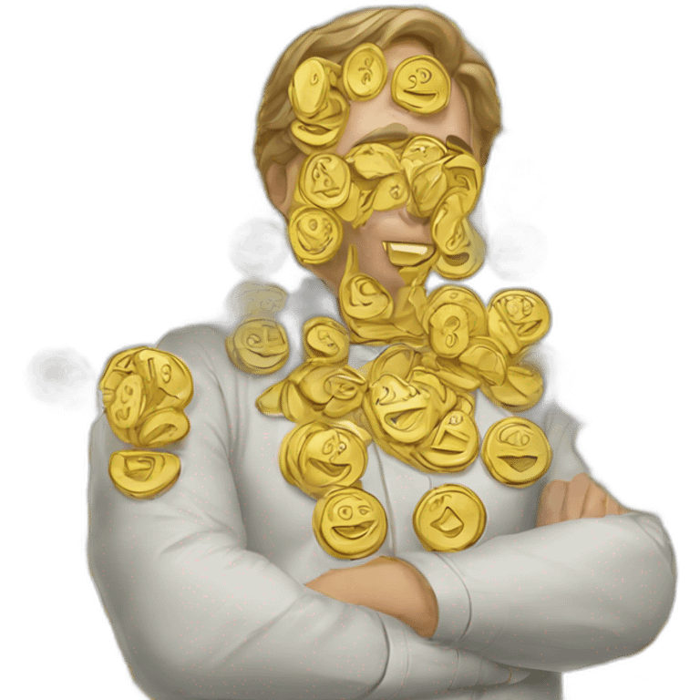 Trading crypto emoji