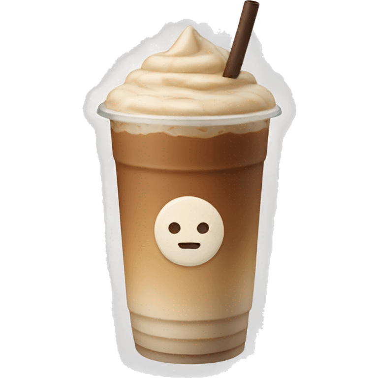 Iced latte emoji