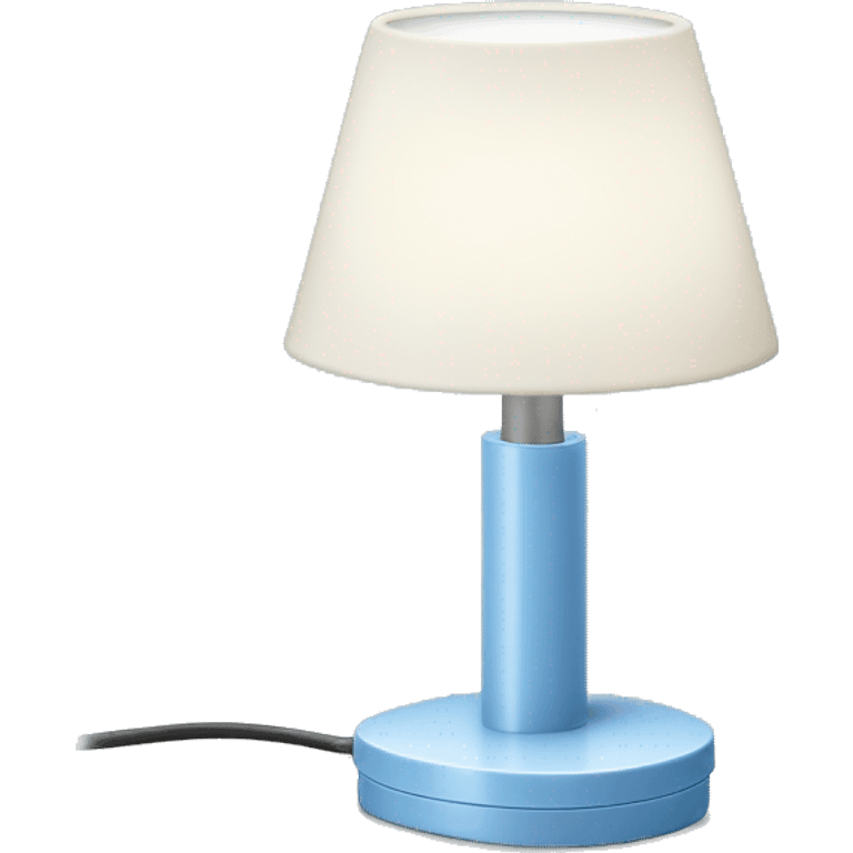 light blue ikea work lamp emoji