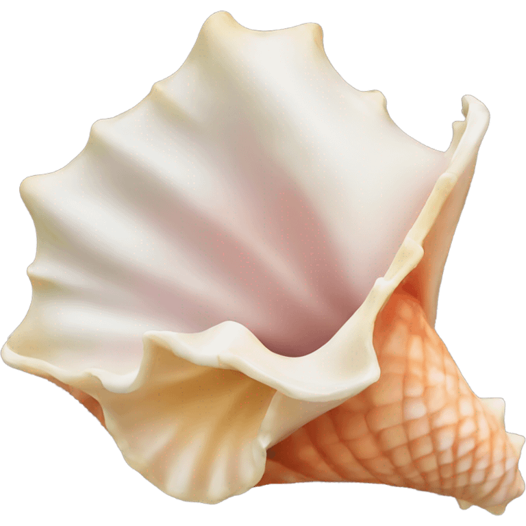 a conch shell emoji