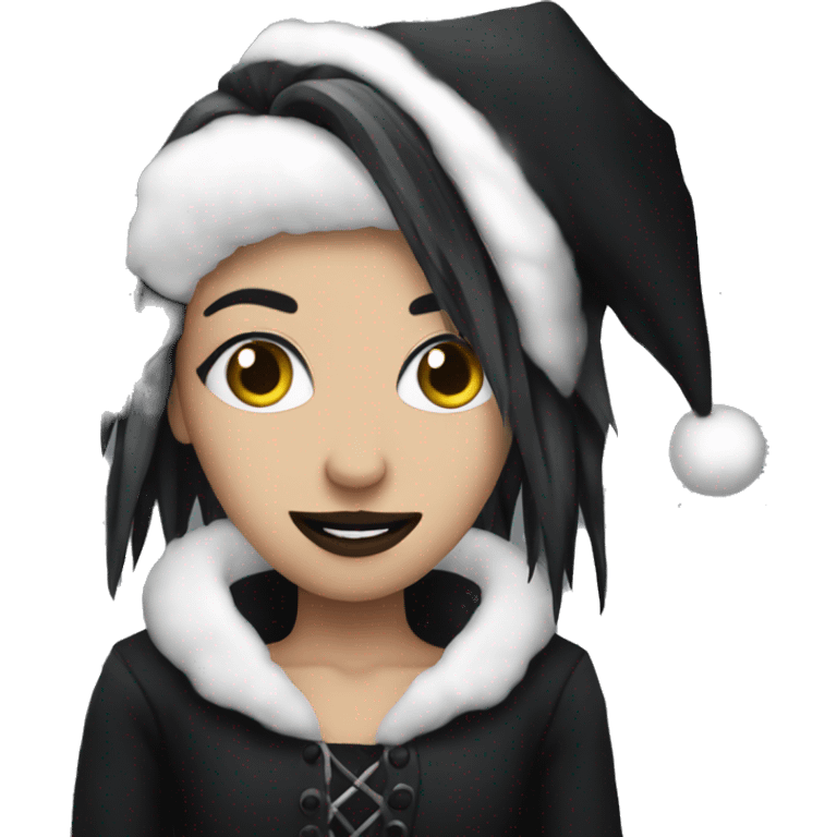 Goth Christmas  emoji