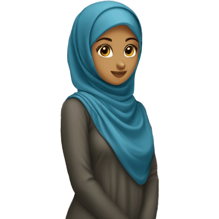 a hijabi girl emoji