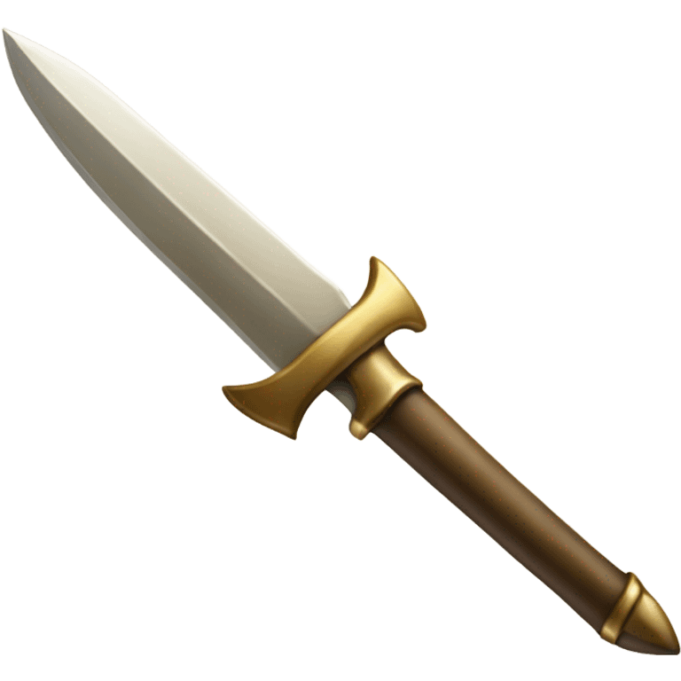 Dagger beige fantasy emoji